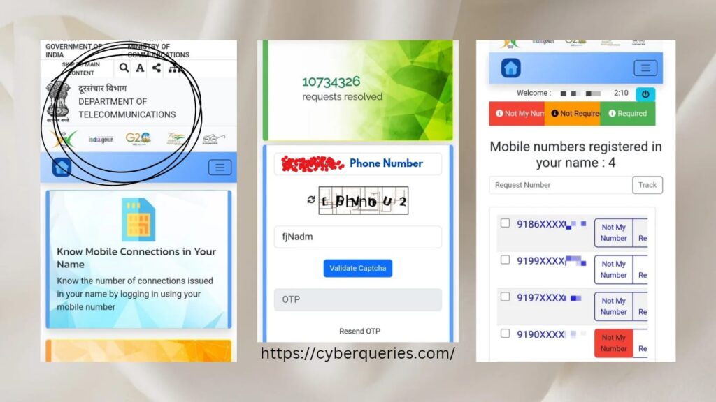how many sim cards are linked to my aadhaar number?